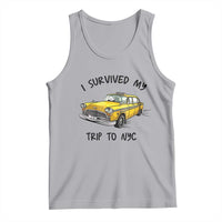 I Survived My Trip to NYC Tank Top Funny New York City Yellow Taxi Meme Gift