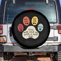 Do Not Ask Me For Life Advice Spare Tire Cover Funny Sarcastic Dog Lover Gift