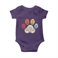 Do Not Ask Me For Life Advice Baby Onesie Funny Sarcastic Dog Lover Gift