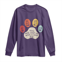 Do Not Ask Me For Life Advice Long Sleeve Shirt Funny Sarcastic Dog Lover Gift