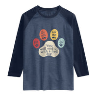 Do Not Ask Me For Life Advice Raglan Shirt Funny Sarcastic Dog Lover Gift