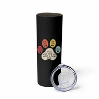 Do Not Ask Me For Life Advice Skinny Tumbler Funny Sarcastic Dog Lover Gift
