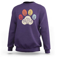 Do Not Ask Me For Life Advice Sweatshirt Funny Sarcastic Dog Lover Gift