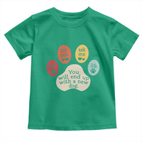 Do Not Ask Me For Life Advice Toddler T Shirt Funny Sarcastic Dog Lover Gift