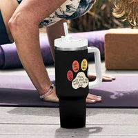 Do Not Ask Me For Life Advice Tumbler With Handle Funny Sarcastic Dog Lover Gift