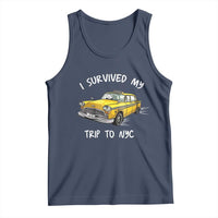 I Survived My Trip to NYC Tank Top Funny New York City Yellow Taxi Meme