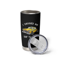 I Survived My Trip to NYC Tumbler Cup Funny New York City Yellow Taxi Meme