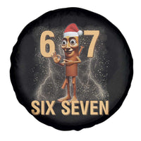 67 Six Seven Italian Brainrot Meme Spare Tire Cover Funny Tung Tung Tung Sahur Christmas - Wonder Print Shop