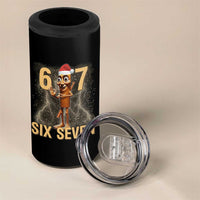 67 Six Seven Italian Brainrot Meme 4 in 1 Can Cooler Tumbler Funny Tung Tung Tung Sahur Christmas - Wonder Print Shop
