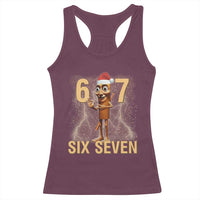 67 Six Seven Italian Brainrot Meme Racerback Tank Top Funny Tung Tung Tung Sahur Christmas - Wonder Print Shop