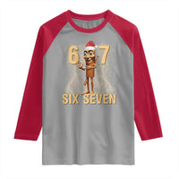 67 Six Seven Italian Brainrot Meme Raglan Shirt Funny Tung Tung Tung Sahur Christmas - Wonder Print Shop