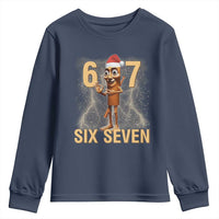 67 Six Seven Italian Brainrot Meme Youth Sweatshirt Funny Tung Tung Tung Sahur Christmas - Wonder Print Shop