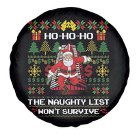Nakatomi Plaza Christmas Spare Tire Cover Funny Santa Gun Cosplay Xmas - Wonder Print Shop