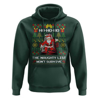 Nakatomi Plaza Christmas Hoodie Funny Santa Gun Cosplay Xmas - Wonder Print Shop