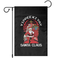 Nakatomi Plaza Christmas Garden Flag Yippee Ki Yay Santa Claus - Wonder Print Shop