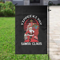 Nakatomi Plaza Christmas Garden Flag Yippee Ki Yay Santa Claus - Wonder Print Shop