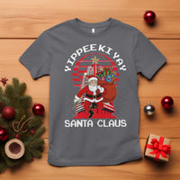 Nakatomi Plaza Christmas T Shirt Yippee Ki Yay Santa Claus - Wonder Print Shop