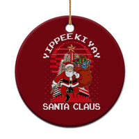 Nakatomi Plaza Christmas Ceramic Ornament Yippee Ki Yay Santa Claus - Wonder Print Shop