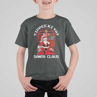 Nakatomi Plaza Christmas T Shirt For Kid Yippee Ki Yay Santa Claus - Wonder Print Shop