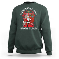 Nakatomi Plaza Christmas Sweatshirt Yippee Ki Yay Santa Claus - Wonder Print Shop