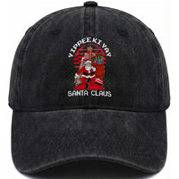 Nakatomi Plaza Christmas Washed Cotton Baseball Cap Yippee Ki Yay Santa Claus