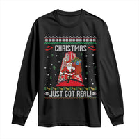 Nakatomi Plaza Christmas Long Sleeve Shirt Just Got Real - Wonder Print Shop