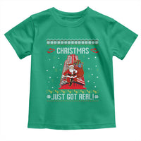 Nakatomi Plaza Christmas Toddler T Shirt Just Got Real - Wonder Print Shop