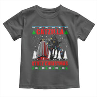 Nakatomi Plaza Christmas Toddler T Shirt Funny Catzilla Monster Xmas - Wonder Print Shop