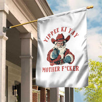 Yippee Ki Yay Mother Fcker Garden Flag Funny Santa Gun Christmas - Wonder Print Shop
