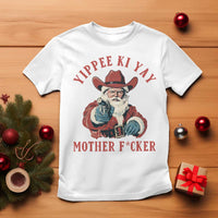 Yippee Ki Yay Mother Fcker T Shirt Funny Santa Gun Christmas - Wonder Print Shop