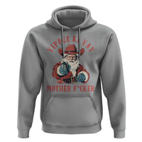 Yippee Ki Yay Mother Fcker Hoodie Funny Santa Gun Christmas - Wonder Print Shop
