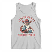 Yippee Ki Yay Mother Fcker Tank Top Funny Santa Gun Christmas - Wonder Print Shop