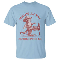 Funny Cowboy Cat T Shirt Western Rodeo Meow Ki Yay Mother Purrer - Wonder Print Shop