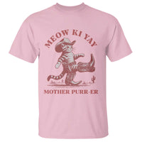 Funny Cowboy Cat T Shirt Western Rodeo Meow Ki Yay Mother Purrer - Wonder Print Shop