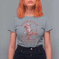 Funny Cowboy Cat T Shirt For Women Western Rodeo Meow Ki Yay Mother Purrer - Wonder Print Shop