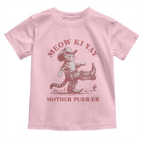 Funny Cowboy Cat Toddler T Shirt Western Rodeo Meow Ki Yay Mother Purrer - Wonder Print Shop