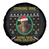 Charlie Hunnam Ed Gein Spare Tire Cover Drinking Wine Eating These Sinful Cold Cuts - Wonder Print Shop