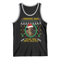 Charlie Hunnam Ed Gein Tank Top Drinking Wine Eating These Sinful Cold Cuts - Wonder Print Shop
