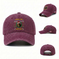 Charlie Hunnam Ed Gein Washed Cotton Baseball Cap Drinking Wine Eating These Sinful Cold Cuts
