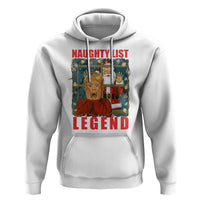 Santa Christmas Movie Funny Hoodie Naughty List Legend - Wonder Print Shop