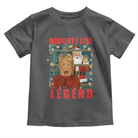 Santa Christmas Movie Funny Toddler T Shirt Naughty List Legend - Wonder Print Shop