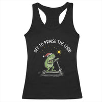 Funny Frog Christian Racerback Tank Top Off To Praise The Lord - Wonder Print Shop