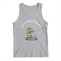 Funny Frog Christian Tank Top Off To Praise The Lord - Wonder Print Shop