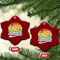 That's Bananas Ceramic Ornament Funny Banana Lover Saying - Wonder Print Shop