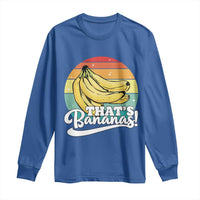That's Bananas Long Sleeve Shirt Funny Banana Lover Saying - Wonder Print Shop