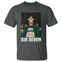 67 Poker Cat T Shirt Funny Six Seven Meme - Wonder Print Shop