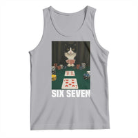 67 Poker Cat Tank Top Funny Six Seven Meme - Wonder Print Shop