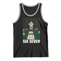 67 Poker Cat Tank Top Funny Six Seven Meme - Wonder Print Shop