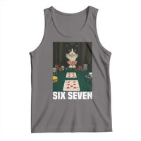 67 Poker Cat Tank Top Funny Six Seven Meme - Wonder Print Shop