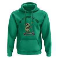 Off To Praise The Lord Hoodie Funny Frog Christian - Wonder Print Shop